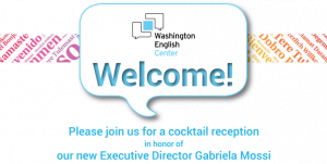 Join us for a cocktail reception for new ED Gabriela Mossi.