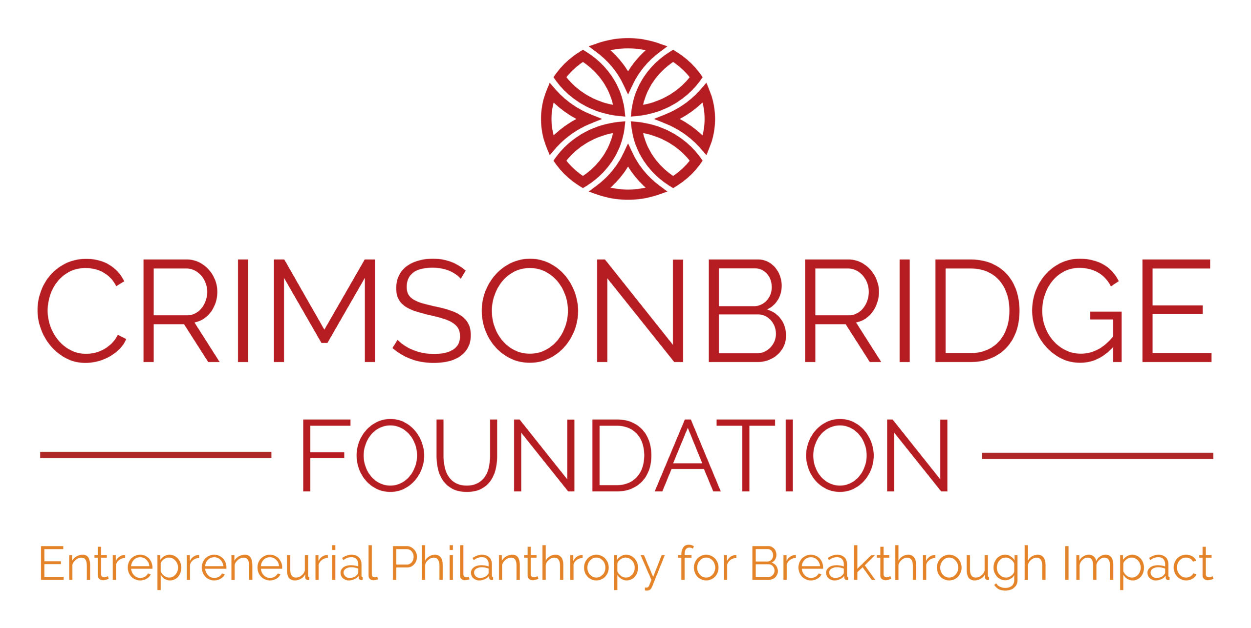 The logo for the Crimsonbridge Foundation